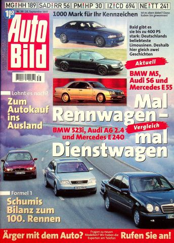 Deckblatt Auto Bild (39/1997)
